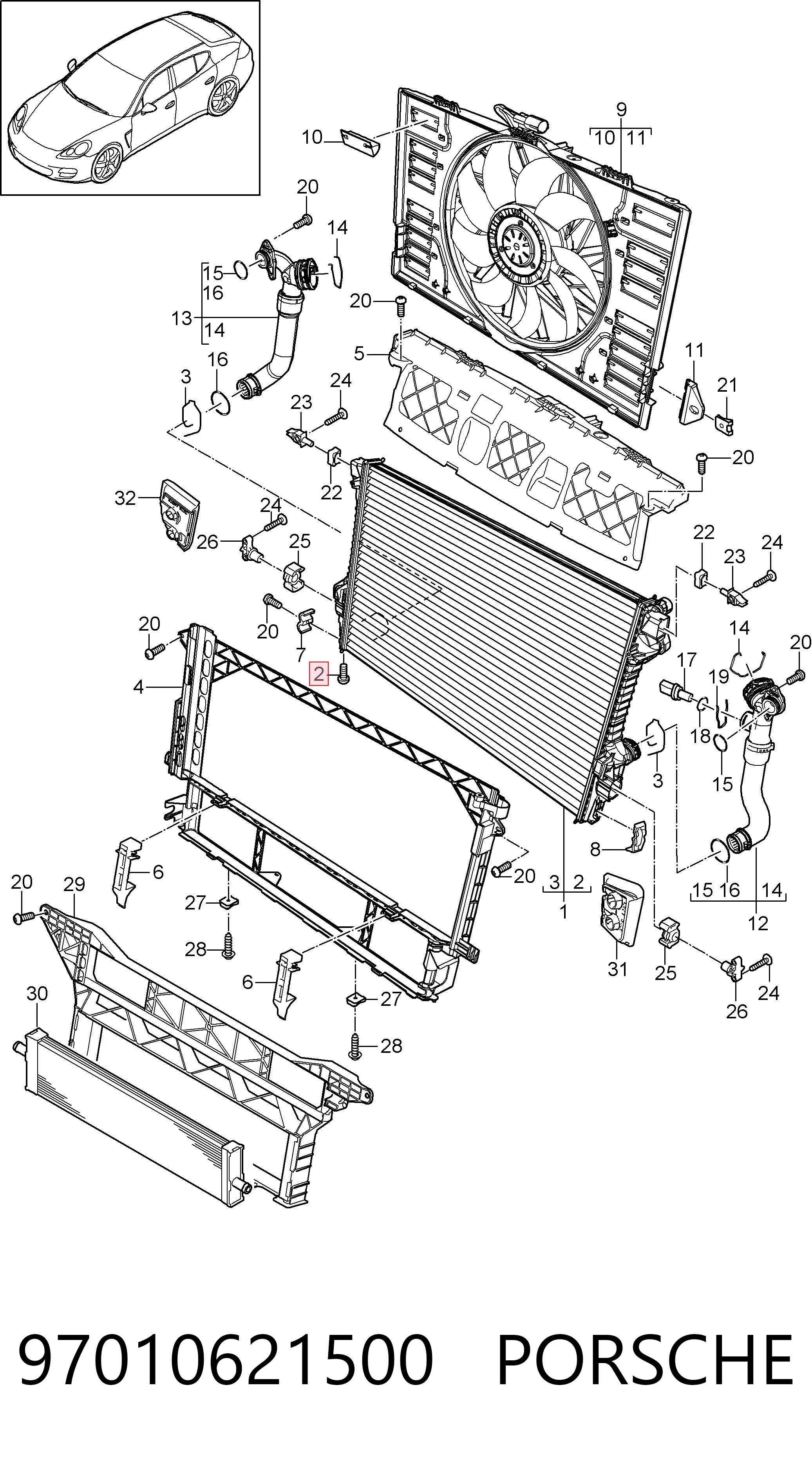 Пробка радиатора Volvo 208288590