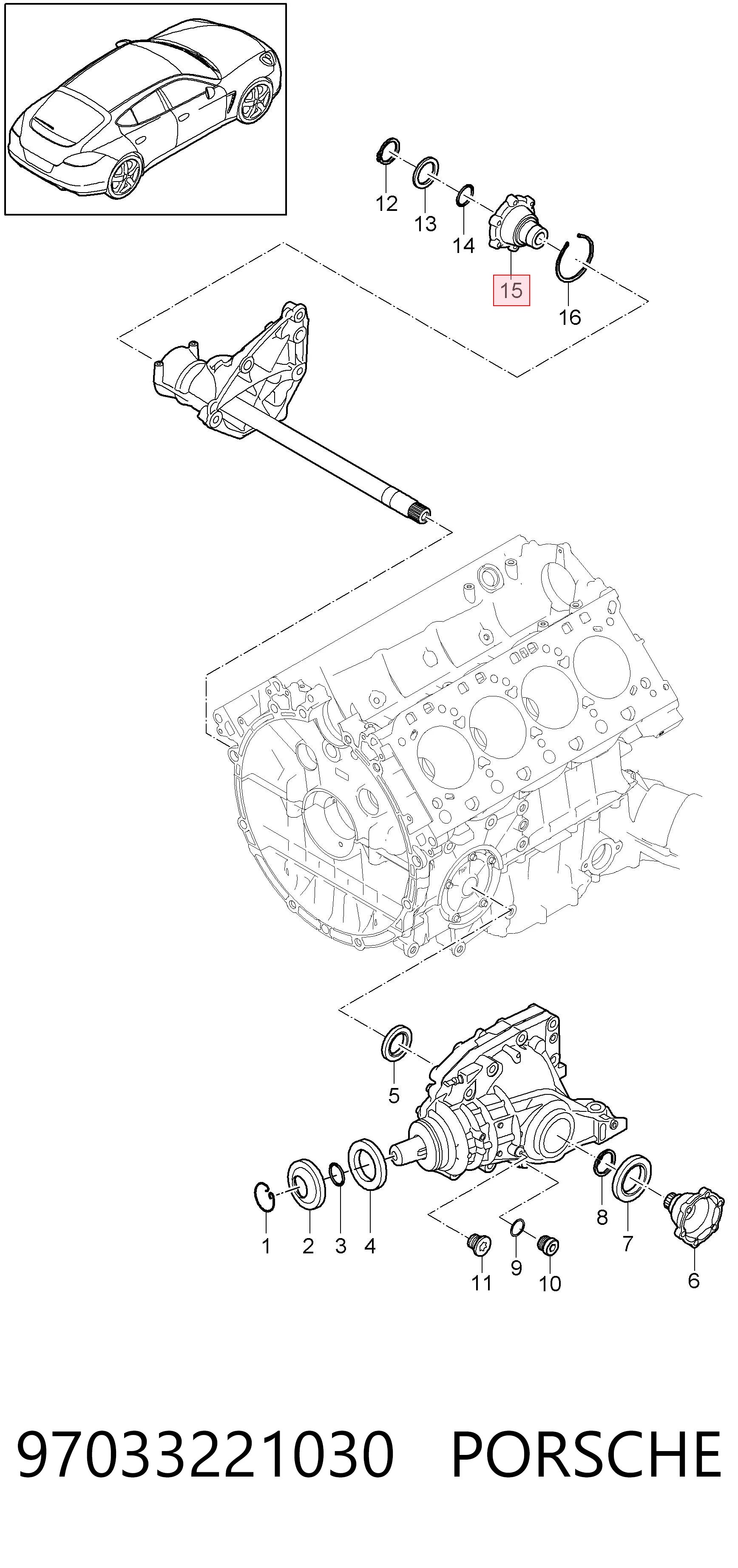 97033221030 Porsche 