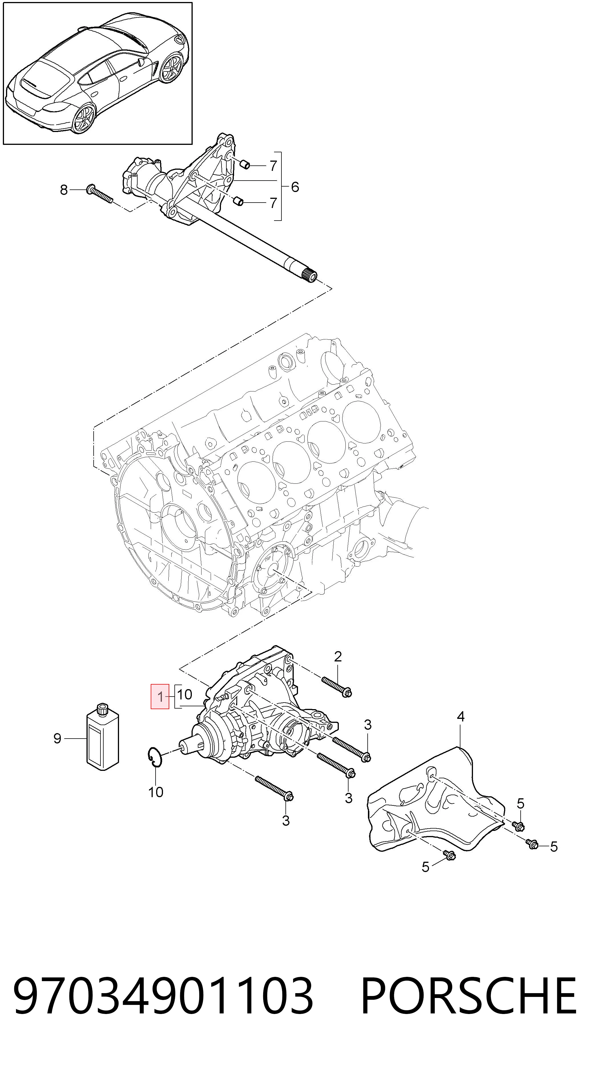 97034901103 Porsche 