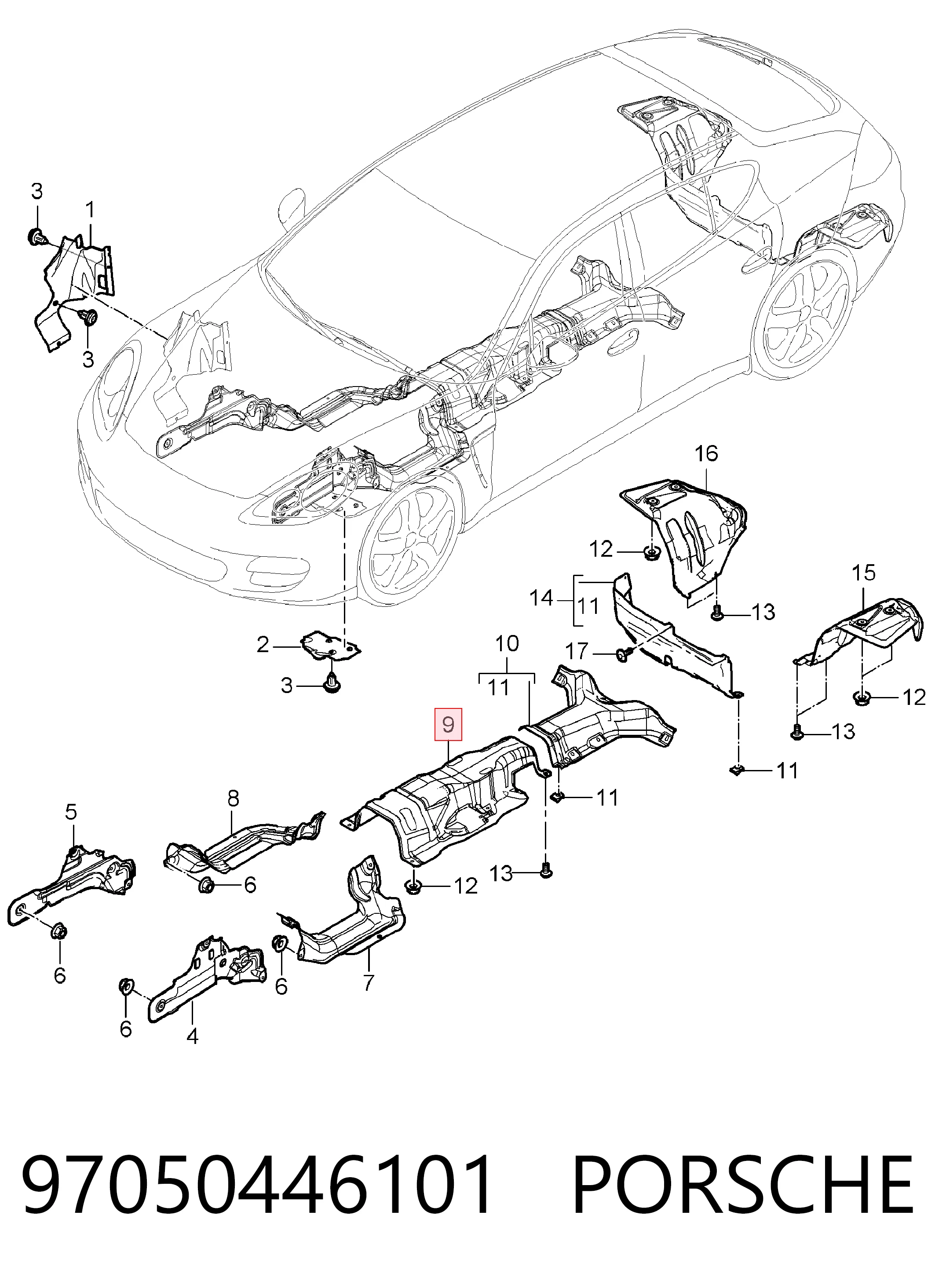 97050446101 Porsche 