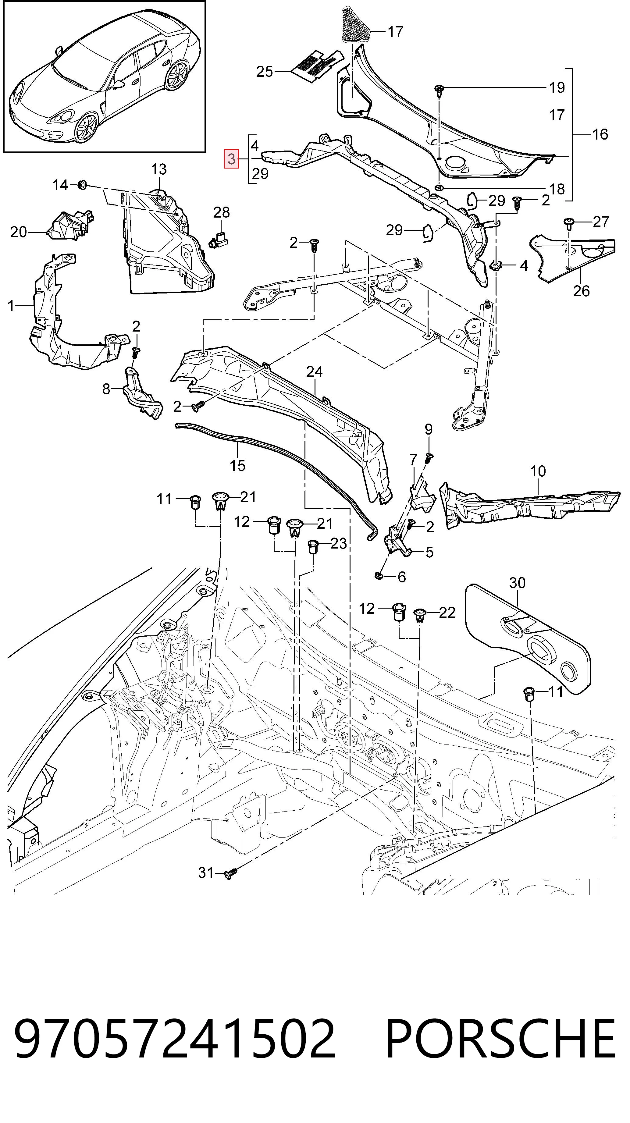 97057241502 Porsche 