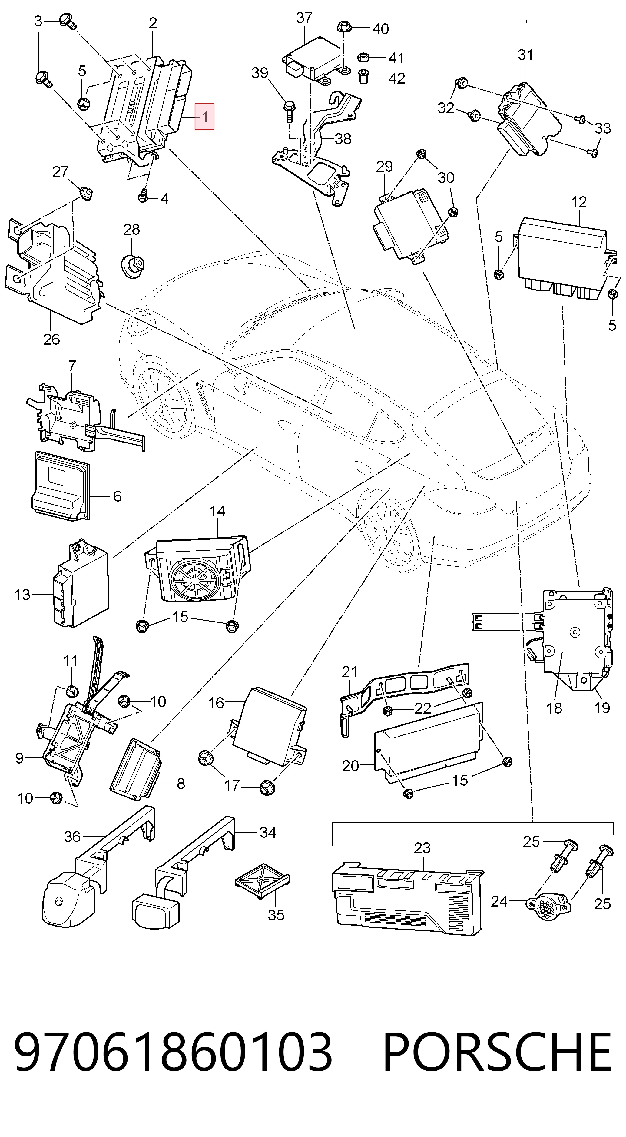 97061860103 Porsche 