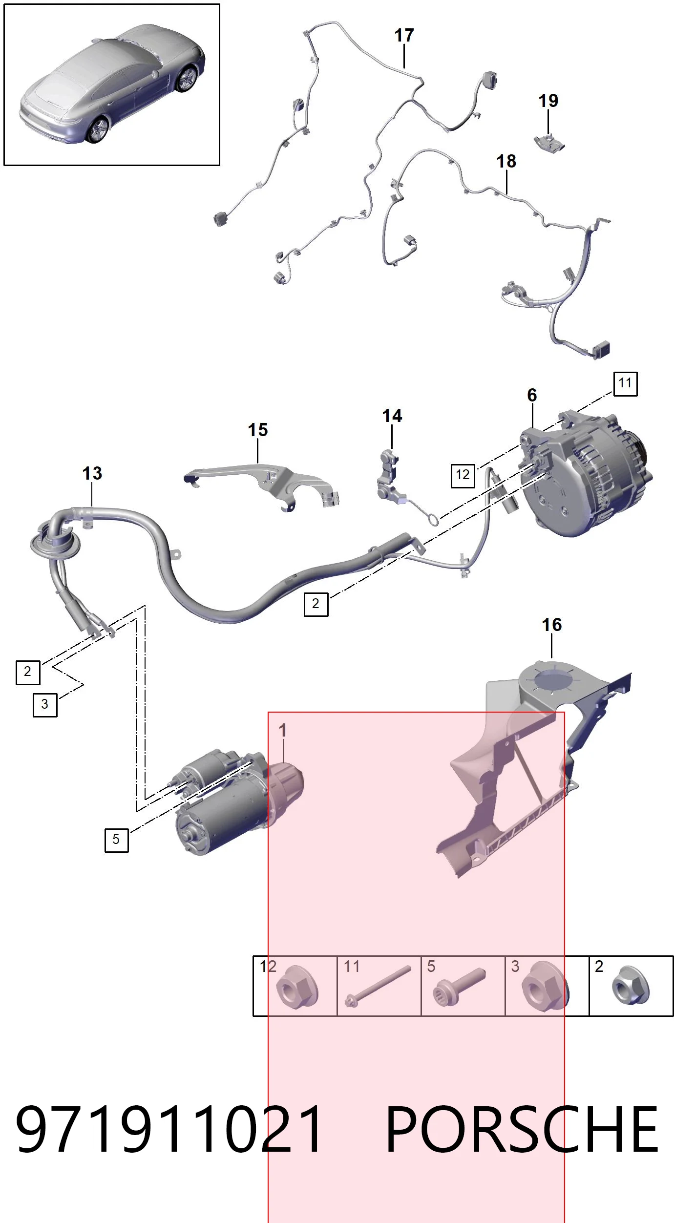 0001148035 Bosch Стартер автомобиля