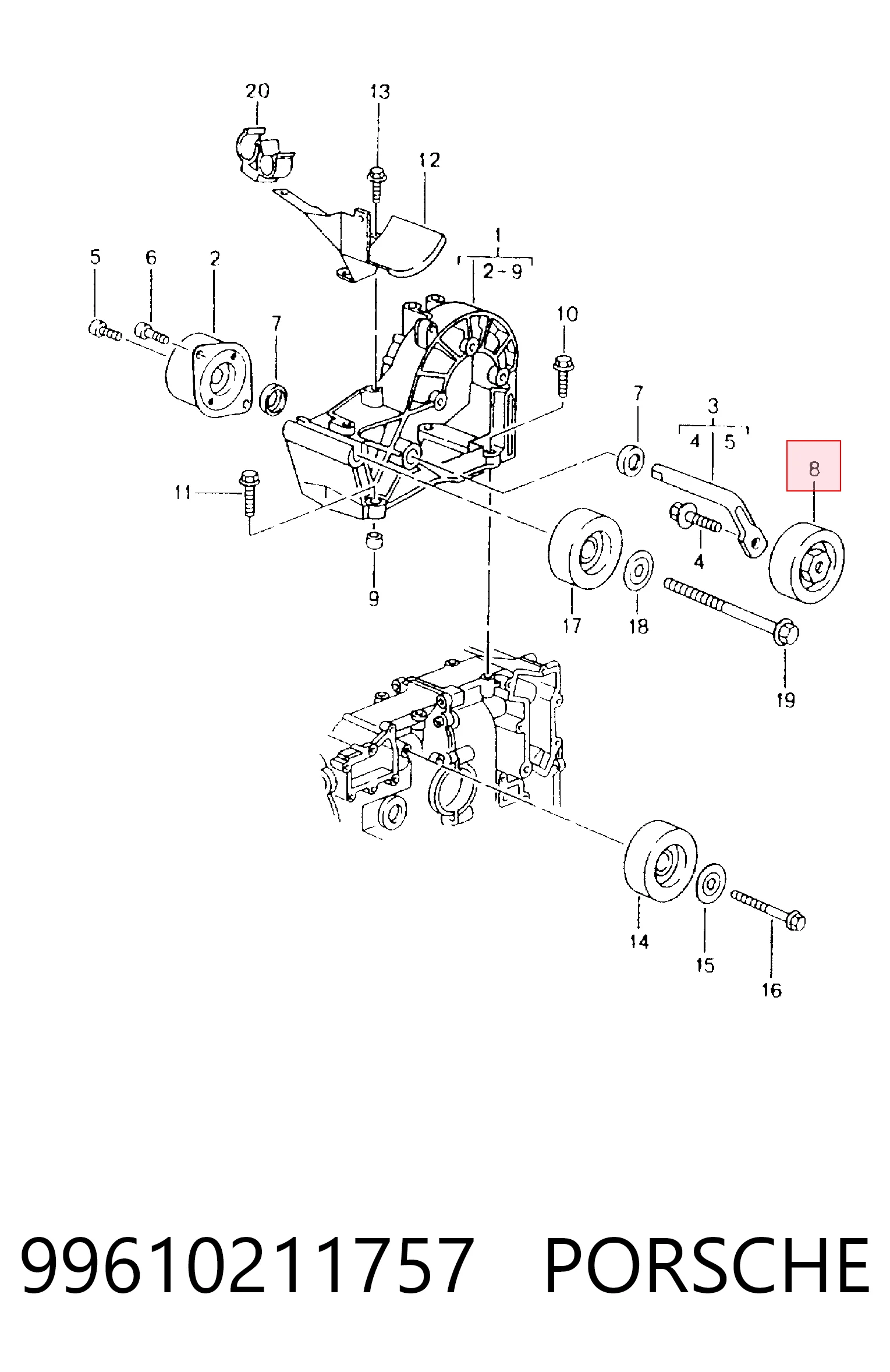  Porsche 99610211757 цена, от 74.17 USD