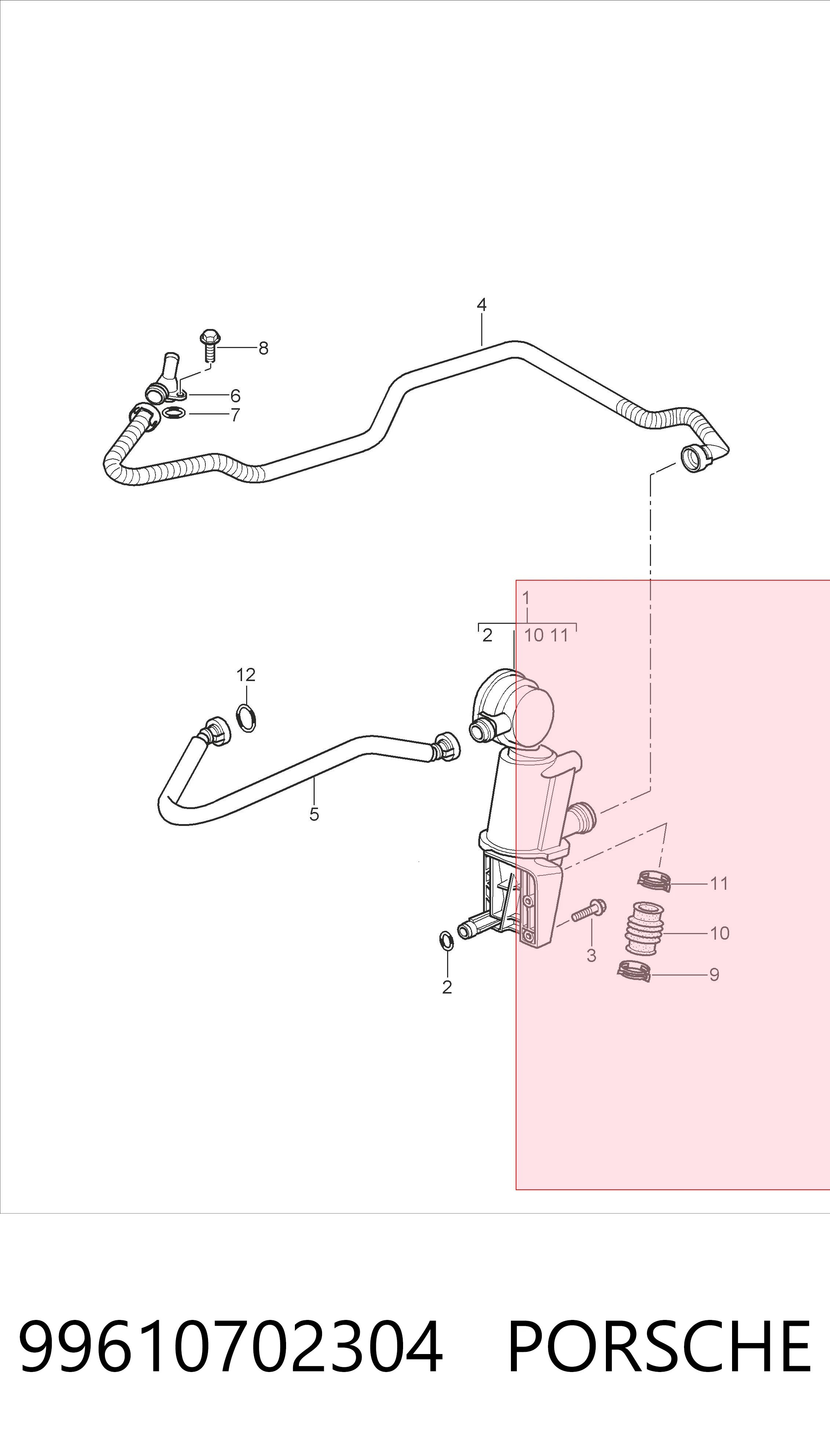 99610702304 Porsche 