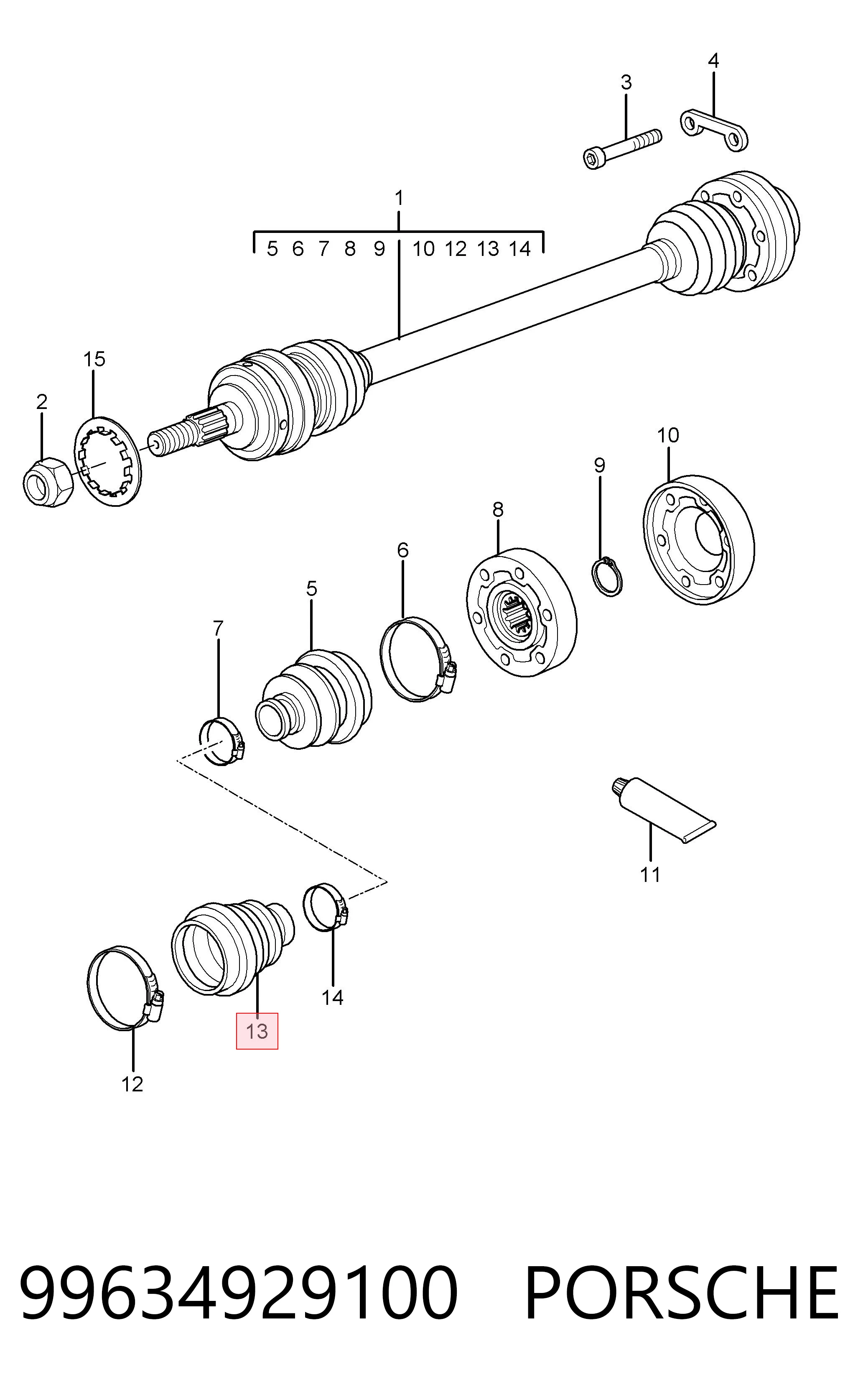 Чехол шруса GKN-Spidan 0036472 цена, от 22.80 USD