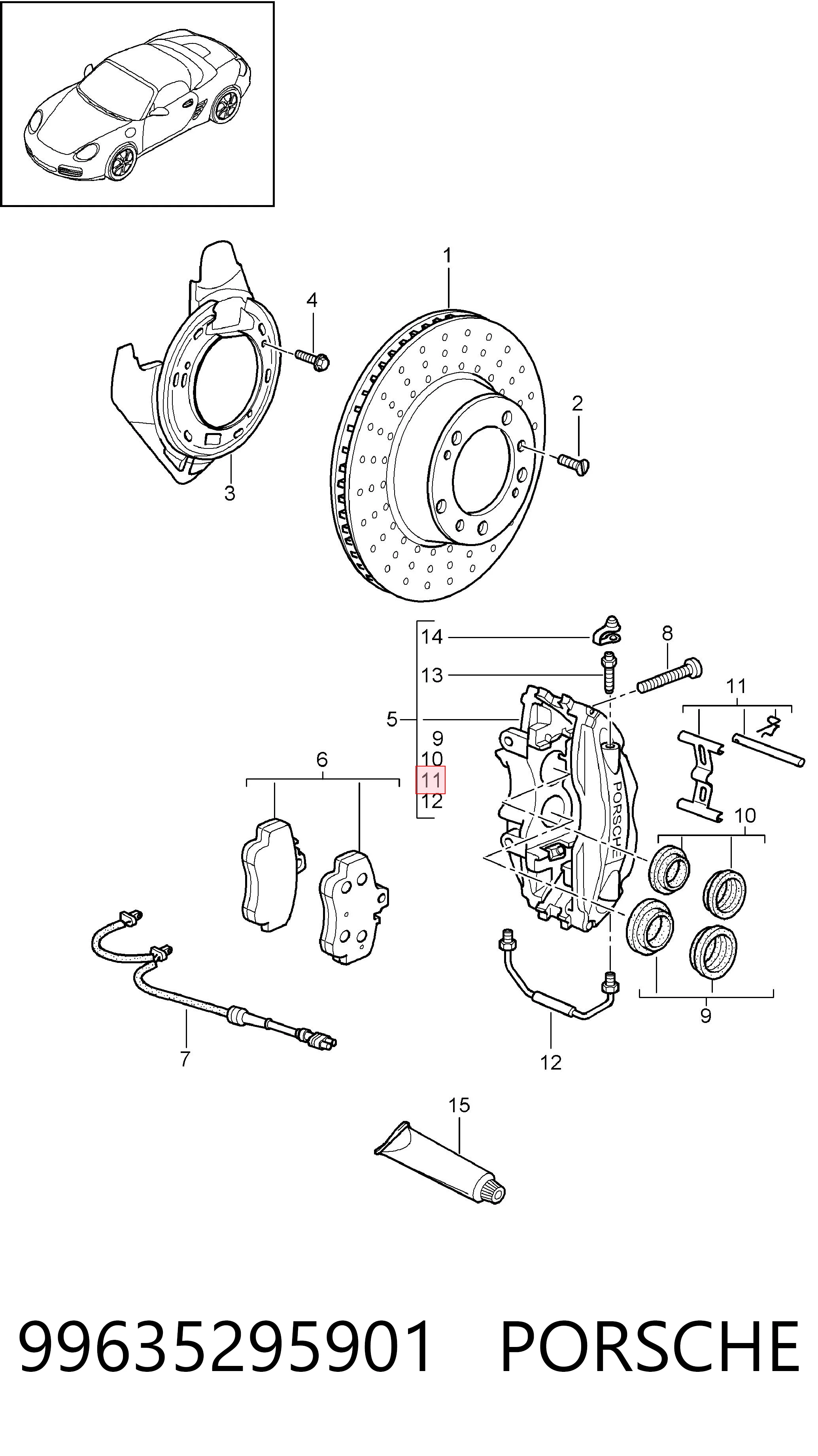 99635295901 Porsche 