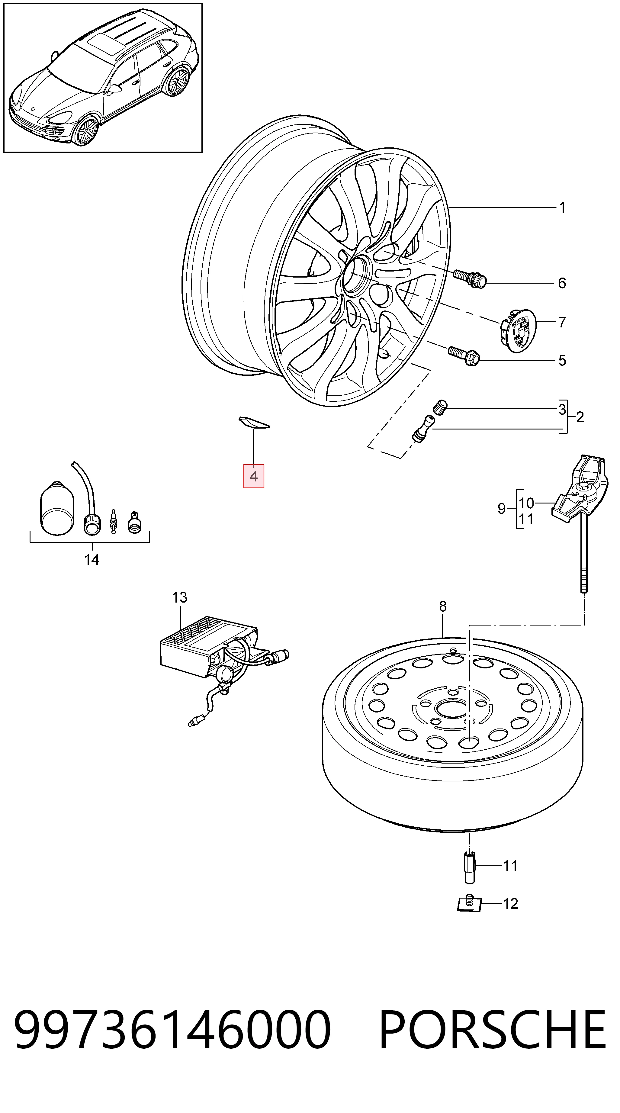 99736146000 Porsche