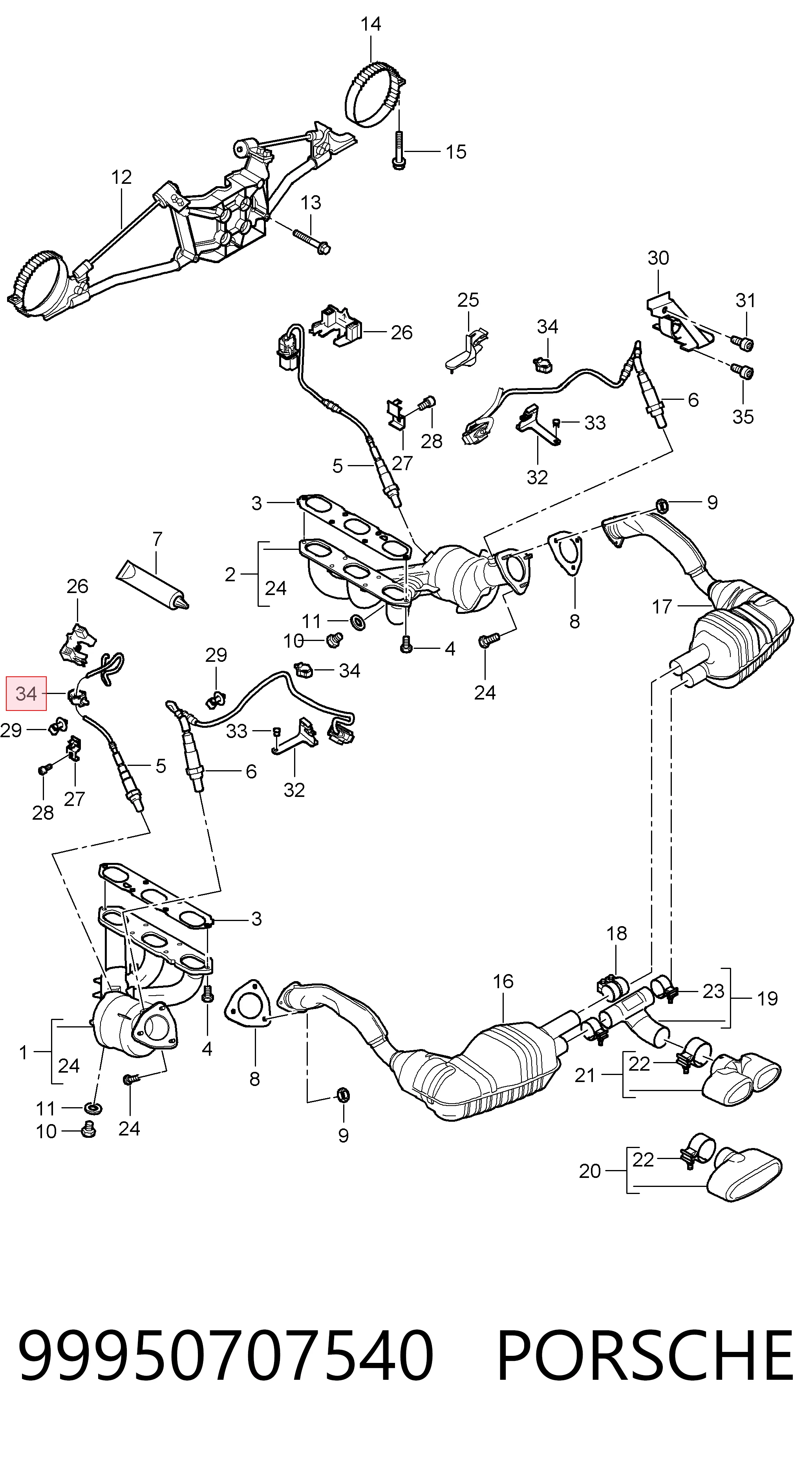 99950707540 Porsche