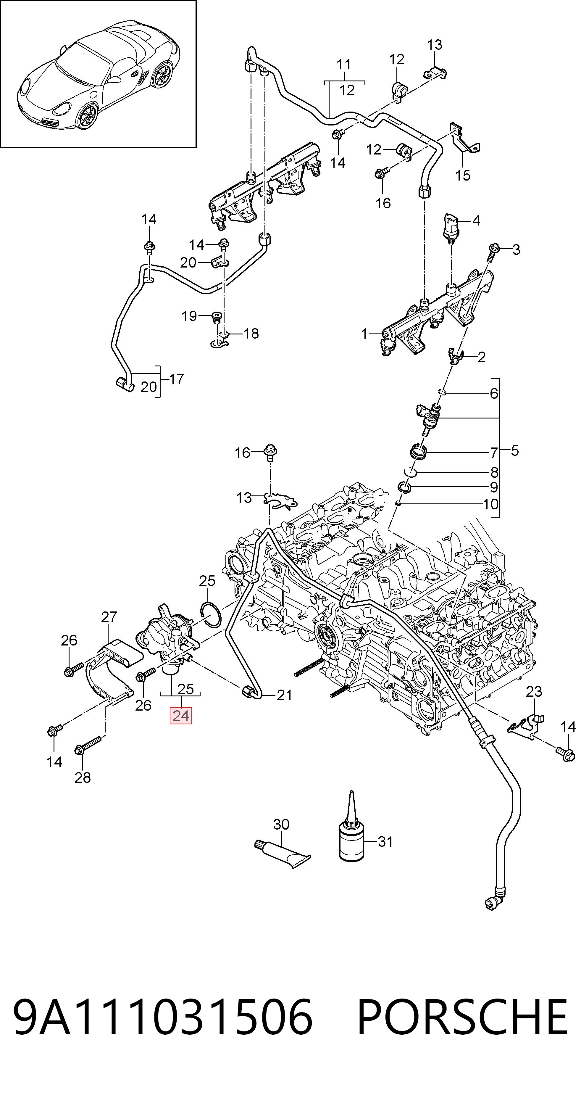9A111031506 Porsche 