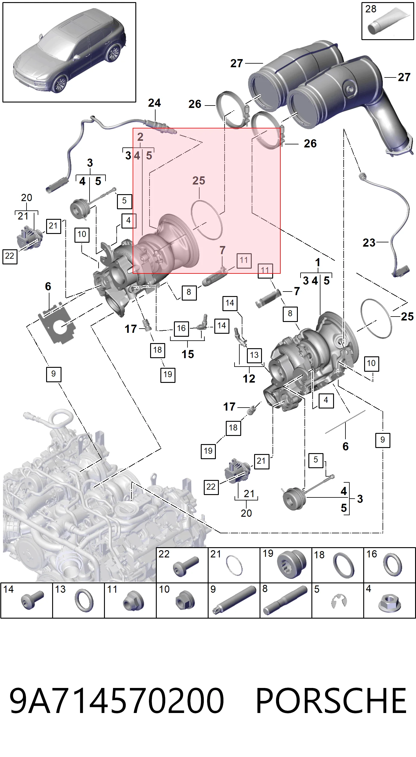 Турбонагнетатель Borg-Warner 53039880802 цена, от 696.53 USD
