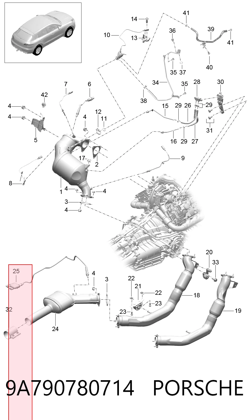 9A790780714 Porsche 