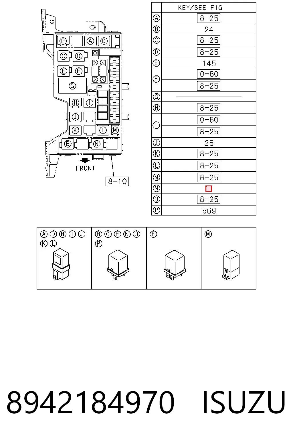 8942184970 Isuzu 