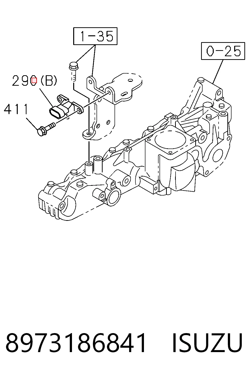 8973186841 Isuzu Манометры