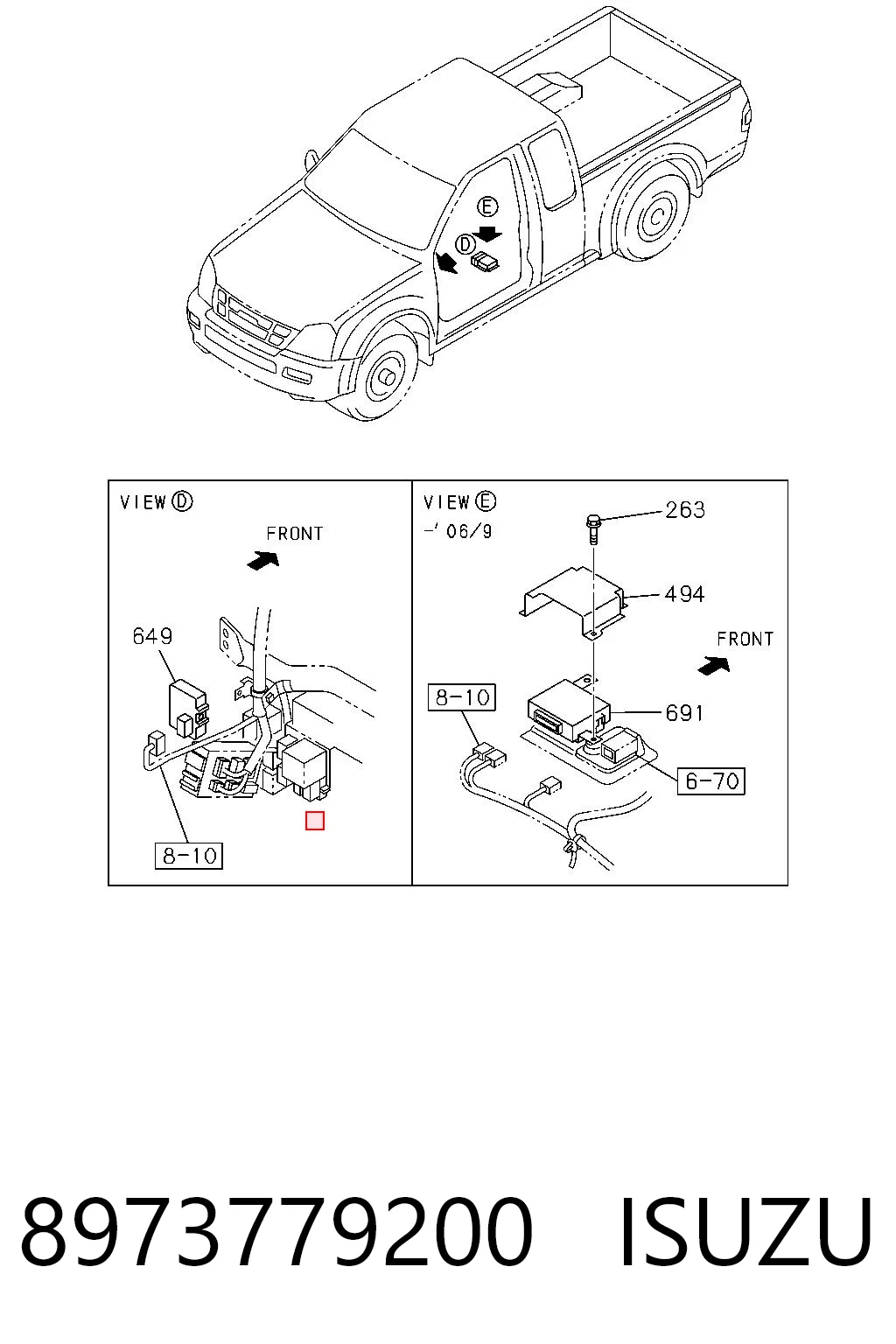  Датчик скорости Opel Frontera 