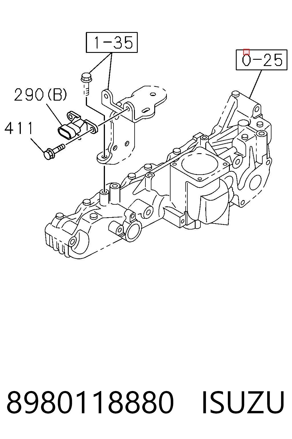 8980118880 Isuzu 