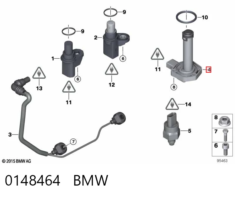 0148464 BMW Датчик уровня масла