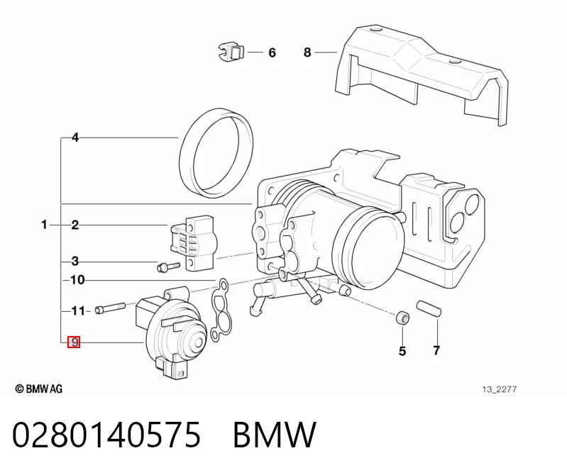 0280140575 BMW Датчик холостого хода