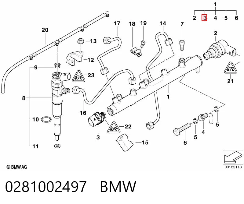 0281002497 BMW Манометры