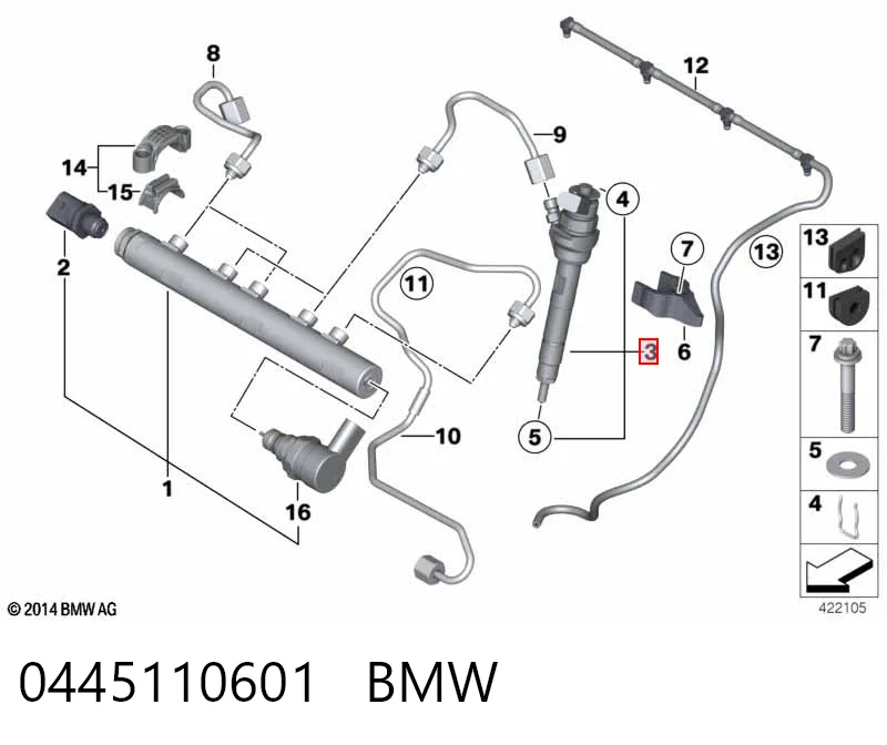 Топливные форсунки 445110601 Bosch