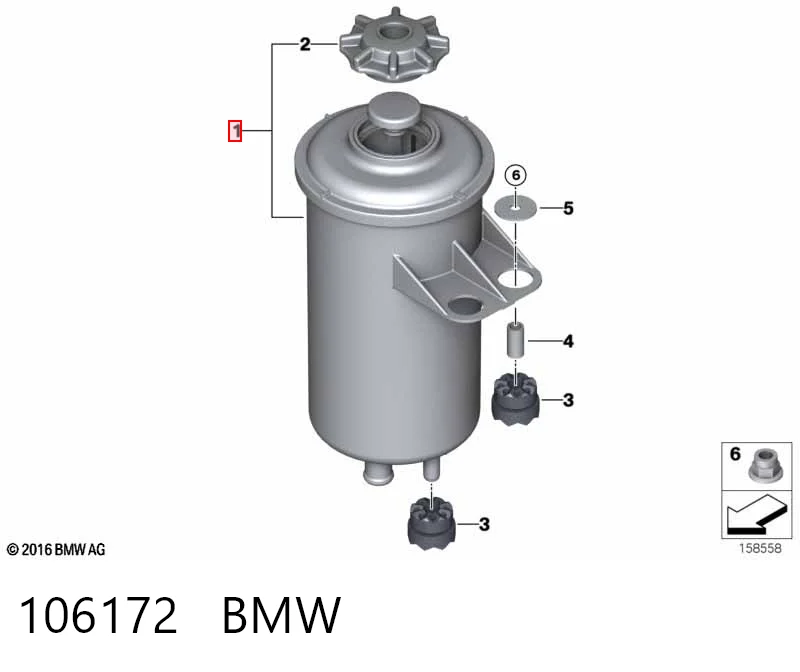 Бак масляный на BMW X6  E71