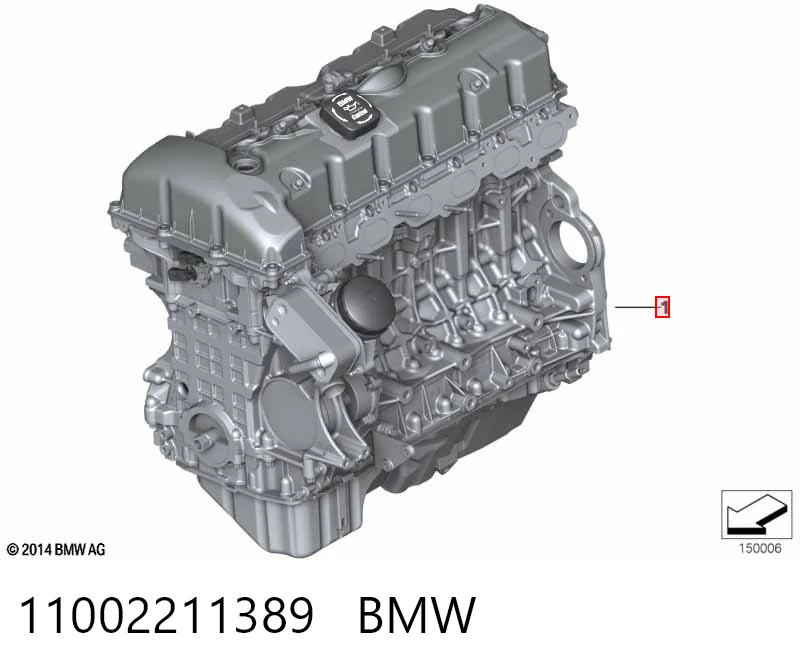 11002211389 BMW Мотор в сборе