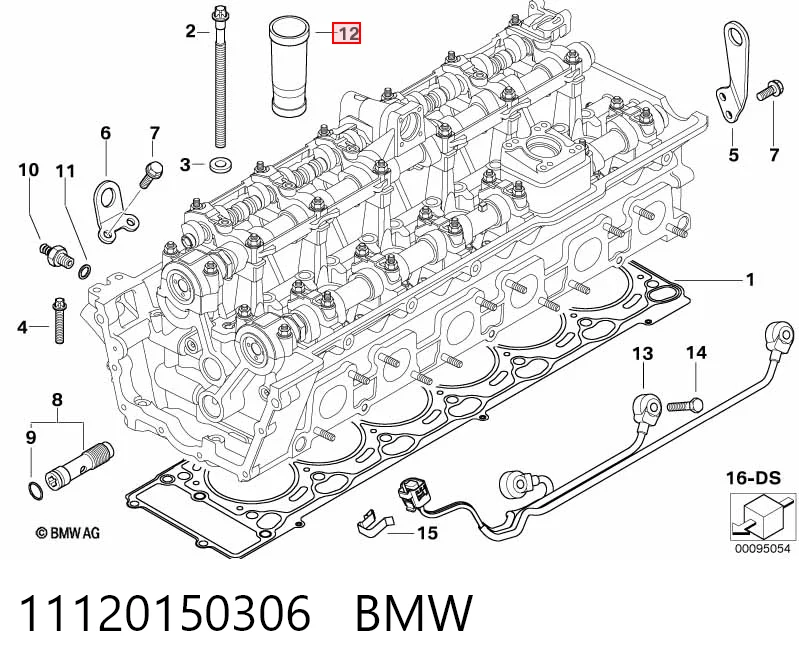 11120150306 BMW Стакан свечи зажигания