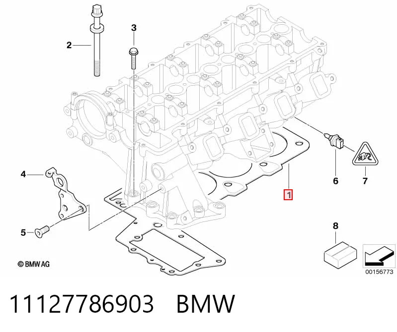 Прокладка ГБЦ LVB000100L Britpart