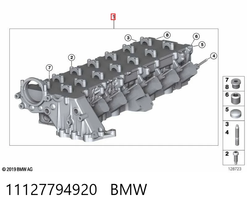 Купить ГБЦ Бмв 7  E38