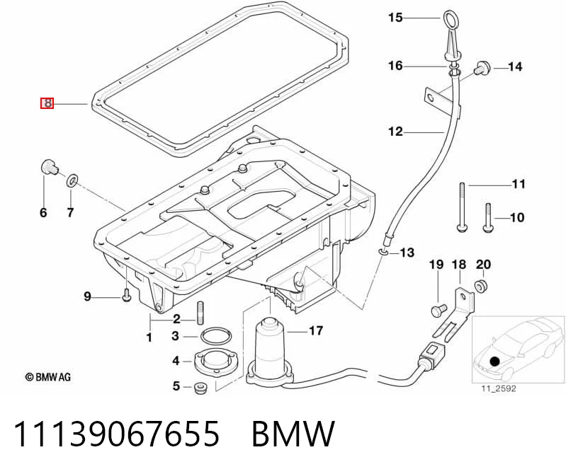 Прокадка масляого картера поддона NIPPON MOTORS NMP6171 цена, от 25.08 USD