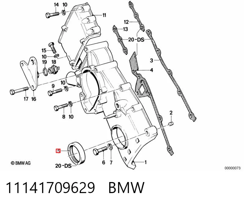Сальник коленвала NB432 Payen