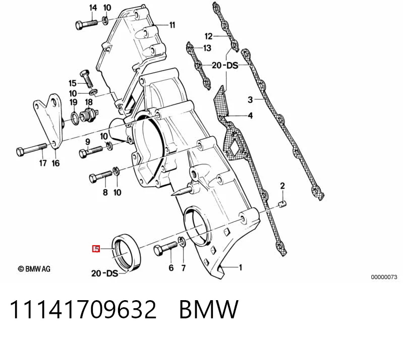 Сальник коленвала передний Payen NB432