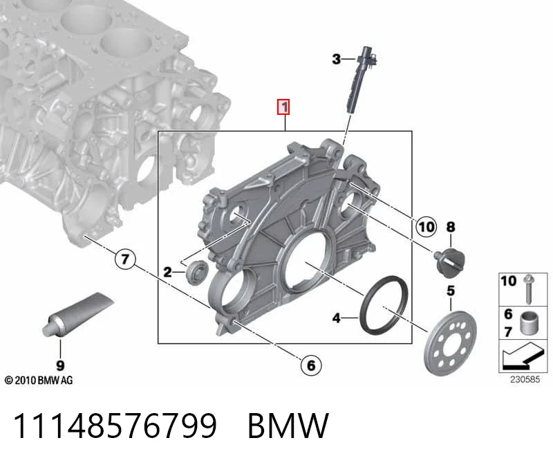 ДВС в сборе BMW X1 внедорожник (E84) (2009 - 2015) цена, от 38.01 USD