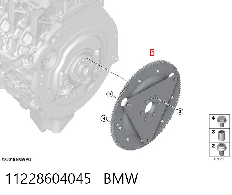 Демпферный маховик на BMW X5  E70