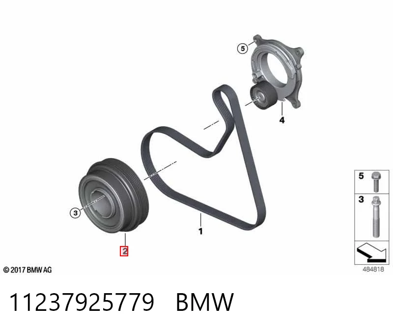 Шкив коленвала (демпфер) Corteco 49444034 цена, от 507.12 USD