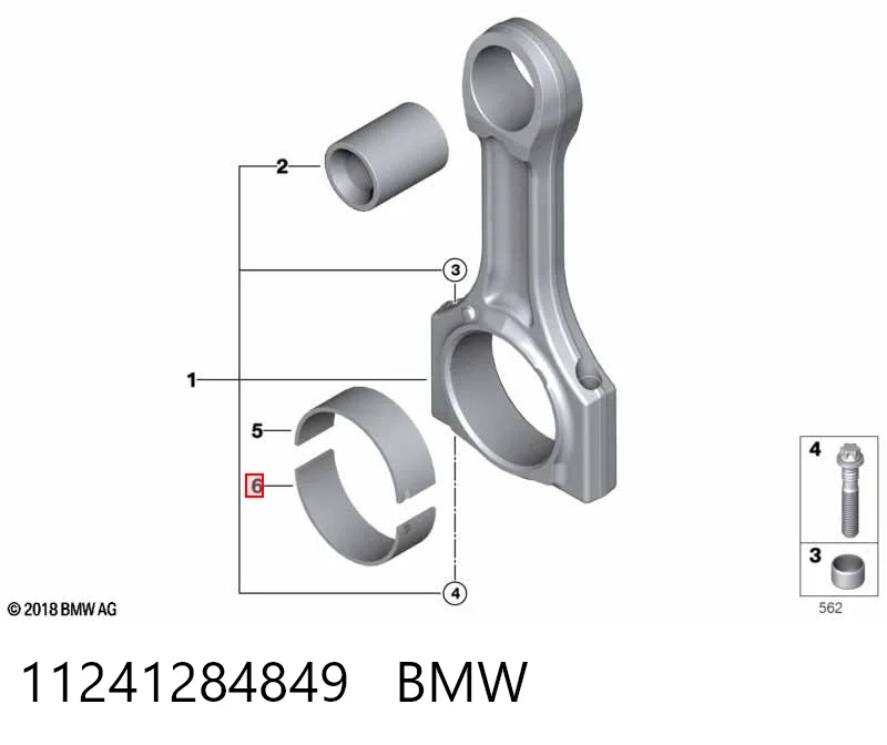 713419 Glyco Комплект подшипников скольжения