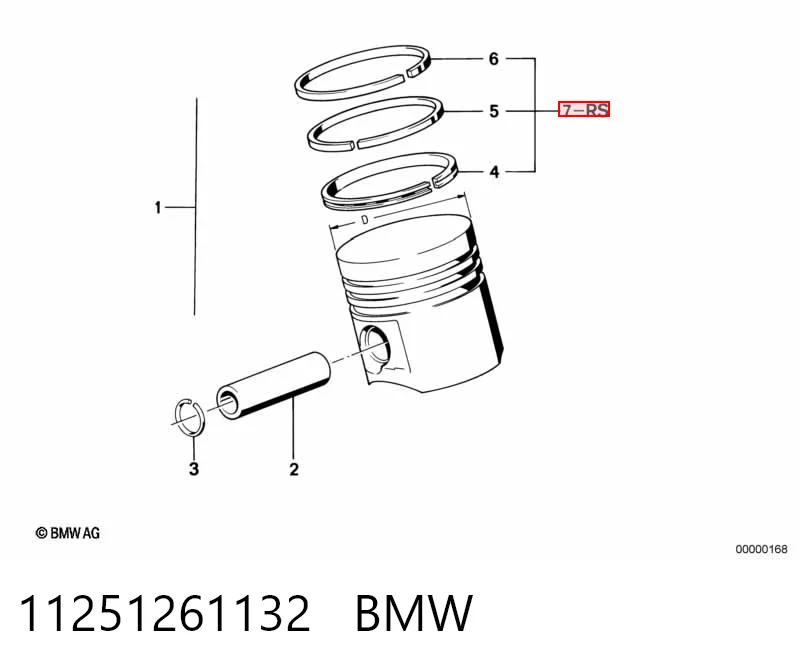Кольца поршневые на 1 цилиндр, 2-й ремонт (+0,50) Mahle Original 08193N2 цена, от 15.37 USD