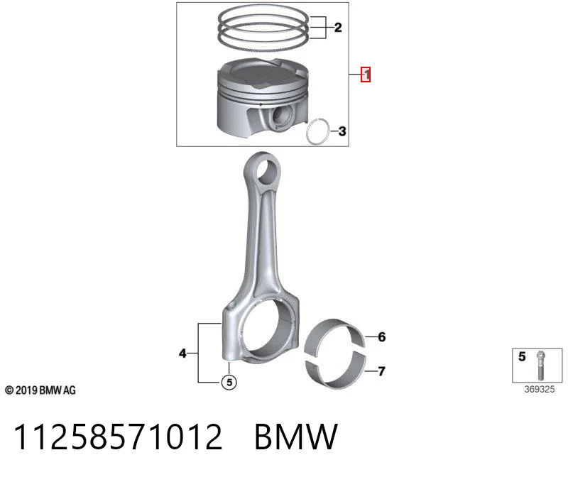 Поршень в сборе Nural 8744970050 цена, от 98.28 USD