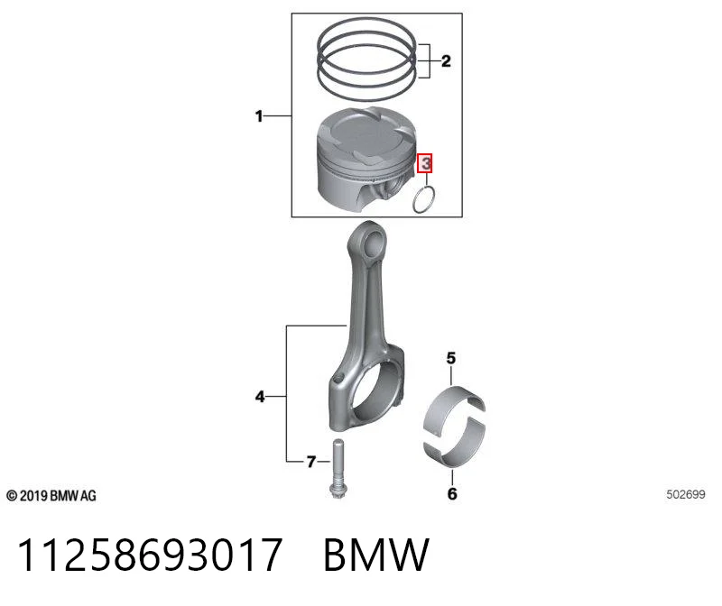 Кольца поршневые STD на 1 цилиндр AND 3M107008 цена, от 19.90 USD