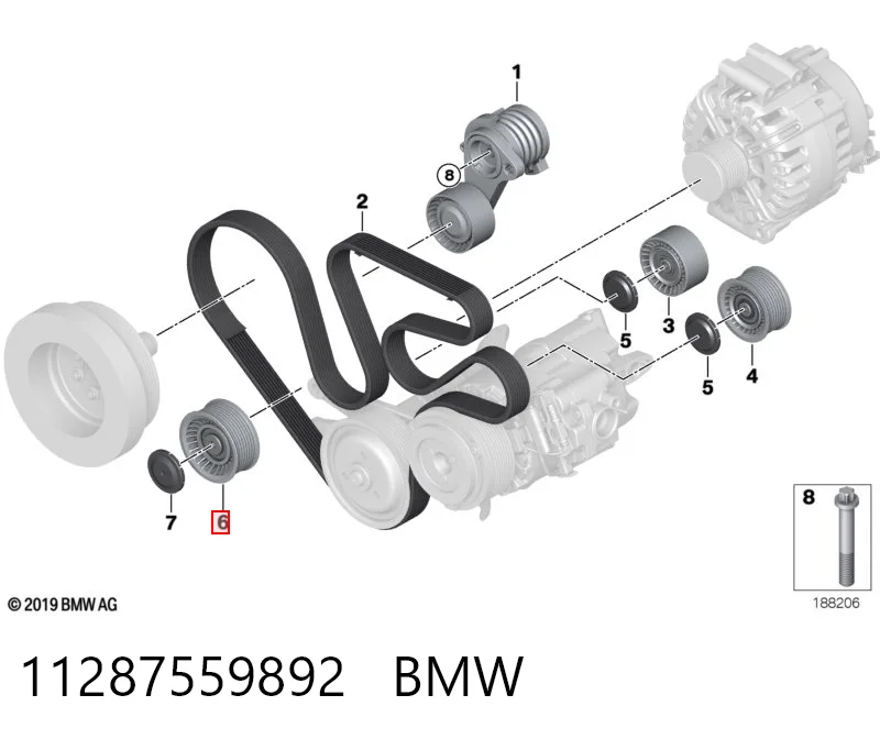 Купить 3M905014 AND Паразитный ролик