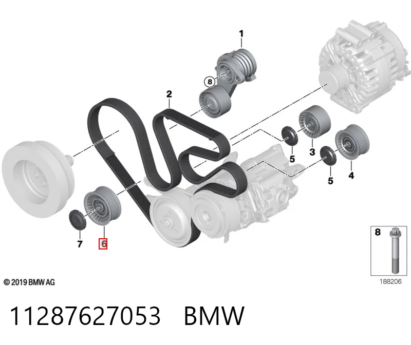 Паразитный ролик 3M905014 AND