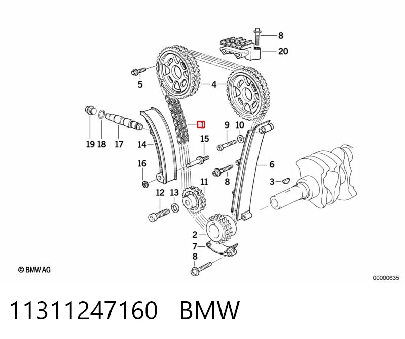 Цепь на BMW 3  E30