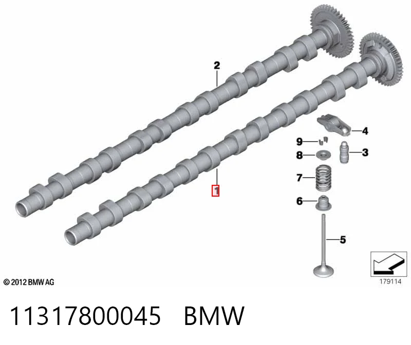  Впускной распредвал BMW X5 