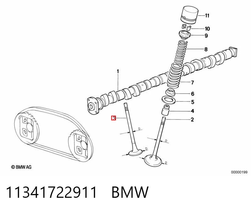 Выпускной клапан двигателя SM 860729 цена, от 11.01 USD
