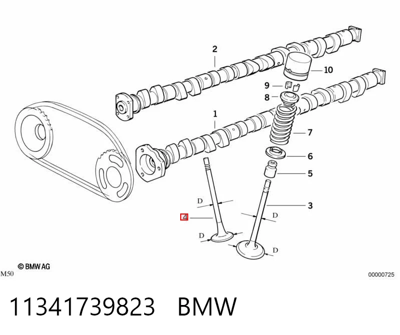 Выпускной клапан двигателя Freccia 4865R цена, от 7.66 USD