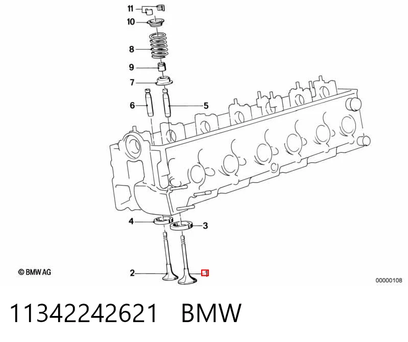 Купить 4396BMCR Freccia Впускной клапан
