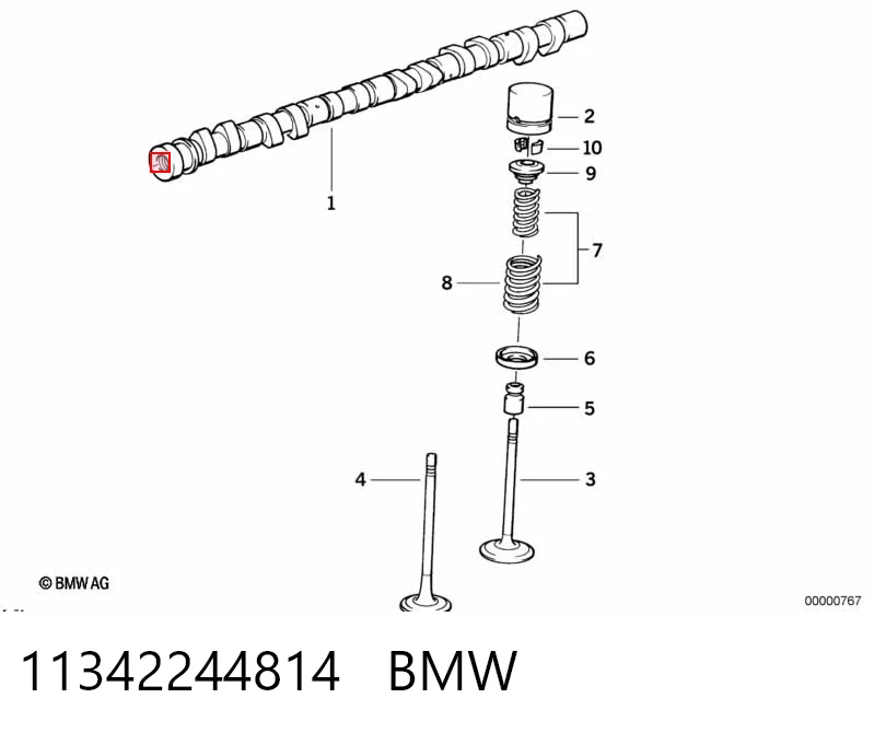 Клапан впускной Gieffe 0098BMCR