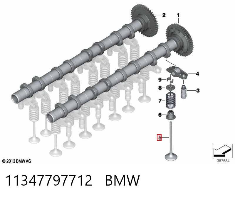Клапан выпускной Gieffe 3418BMCR