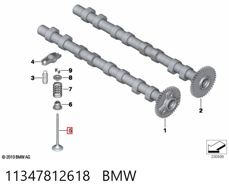 9400SCR Gieffe Впускной клапан
