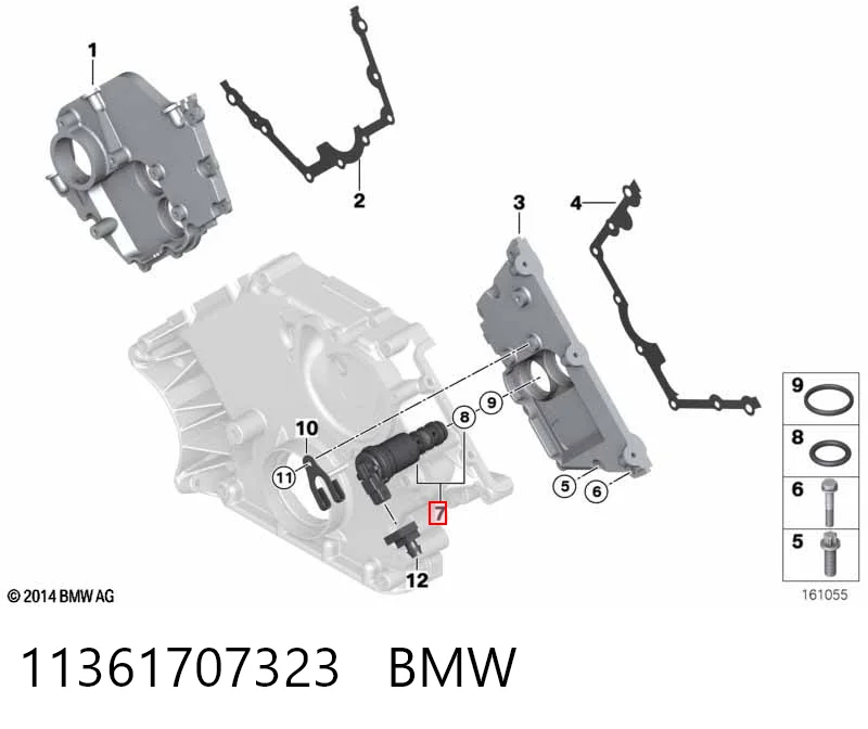 11361707323 BMW Клапан положения фаз распредвала